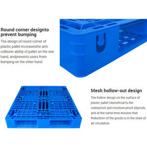 משטח פלסטיק חזק ועמיד למחזור, HDPE/PP, היגייני, במידות 1100x1100x125 מ\\\"מ, במבצע חם - Product Image 4