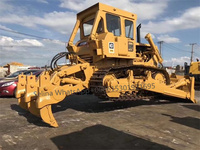 Bulldozer à chenilles D7G, tracteur à chenilles D7G, D6D, Machine hydraulique originale, chenille d'occasion, D7G, avec treuil