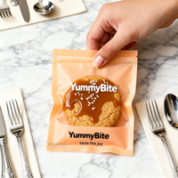 Emballage alimentaire Doypack en aluminium avec fermeture à glissière thermoscellable, imprimé en gravure personnalisée, en matériaux recyclés biodégradables BOPP