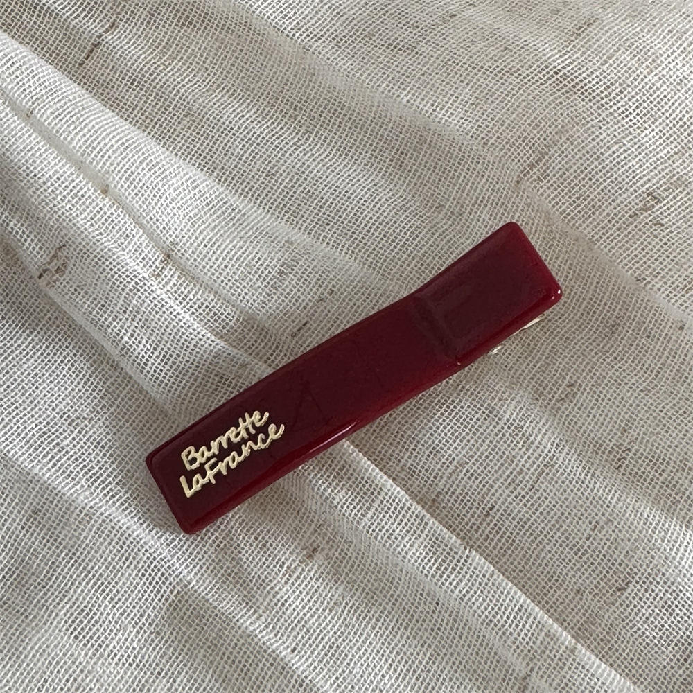 Patch en alliage rouge-forme carrée