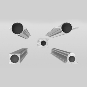 Tuyaux de forme spéciale, <span class=keywords><strong>tube</strong></span> en <span class=keywords><strong>acier</strong></span> demi-rond sur mesure à vendre - Product Image 5