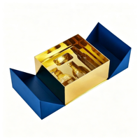 Boîtes d'emballage rigides en carton de luxe personnalisées avec fermeture magnétique, grand format, finition mate, boîtes cadeaux avec logo
