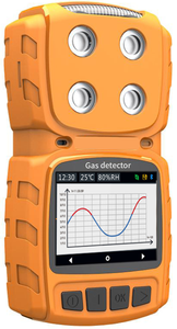 Alarma portátil 4 en 1, detector de Gas personalizado para LEL <span class=keywords><strong>O2</strong></span> H2S CO CO2 CH4 C2H4 VOCS PM O3, detector de fugas de gas - Product Image 3