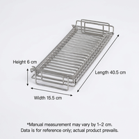 Étagère à vaisselle pliable en acier inoxydable 304 pour la cuisine