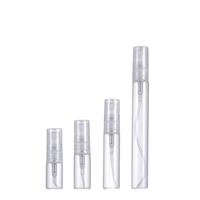 Vide 2ml 3ml 5ml 10ml petit parfum atomiseur flacons échantillon bouteille en verre transparent avec pompe de pulvérisation en plastique