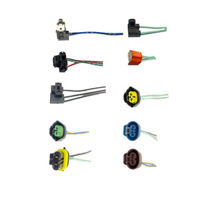 Xinfeipeng Automotive Connector H1 H3 Lamp Socket Blue Wire For Car Headlight Fog <b>Light</b> <b>Plug</b> - Product Image 3