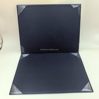 Porte-certificat en PVC rigide A4 avec logo personnalisé, couverture de document personnalisée pour diplôme académique, cérémonie de remise des diplômes