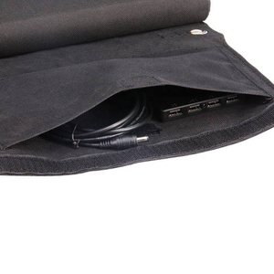 Oferta Especial: Panel Solar Portátil Plegable de 60W de Alta Eficiencia (22%-25%), Negro, para Exteriores, Flexible, Monocristalino, Inteligente - Product Image 4