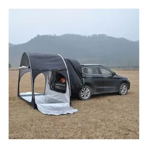 アウトドアキャンプ防水リアテントカールーフトップ折りたたみ式高品質サンシェルターカートップシェルサイドオーニング傘シェードテント