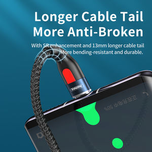 Cable de Datos Remax <span class=keywords><strong>RC</strong></span>-188 de 1M, Negro, Tipo C a 5A, Accesorios para Móviles, Carga Rápida - Product Image 3