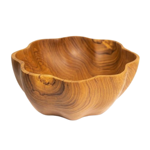 Bols en bois durable pour servir mélanger la soupe à salade Bol à soupe à salade en bois d'acacia durable fait à la main - Product Image 1