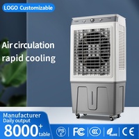 Refroidisseur d'air industriel et domestique petit ventilateur d'eau de refroidissement commercial pour la réfrigération de dortoir et de bureau