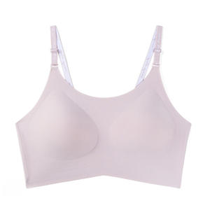 Soutien-gorge d'allaitement respirant à ouverture frontale pour femmes, soutien-gorge post-partum, sous-vêtements, soutien-gorge d'allaitement sans couture pour la maternité - Product Image 2