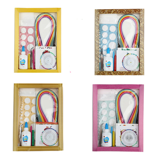 9pcs Paper Quiling <strong>Kit</strong> Beginner's <strong>Quilling</strong> Set DIY Paper Craft <strong>Kit</strong> with Photo Frame for Quill Art,Home Decoration - Product Image 2