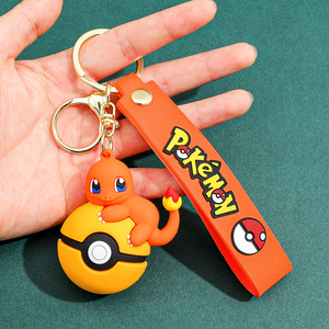 Porte-clés Poké Ball Pokémon personnalisé, figurine Pikachu mignonne, pendentif de <span class=keywords><strong>sac</strong></span> <span class=keywords><strong>à</strong></span> <span class=keywords><strong>dos</strong></span> pour hommes et femmes, petite décoration, cadeau, figurine <span class=keywords><strong>à</strong></span> collectionner - Product Image 6