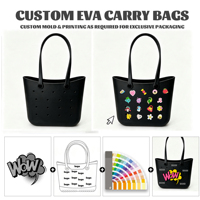 Bolso de hombro ligero de EVA con cierre abierto y boca ancha, para portátil de 13 pulgadas, duradero, impermeable, con hebilla, versátil