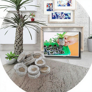 Bloque de Fibra de Coco de 10 cm, Ladrillo de Turba de Coco de Alta Espuma y Bajo Contenido Salino, Fibra de Coco Comprimida con Alta Retención de Agua para Jardinería Doméstica - Product Image 3