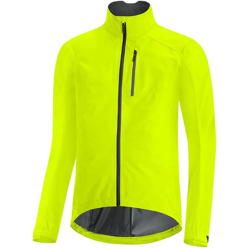 Waterproof lightweight sublimation jersey Outdoor full zipper fitted bike shirt Men's Cycling Jacket