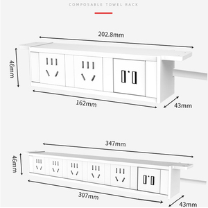 Dưới bàn ổ cắm điện Outlet bàn Anh Anh cắm với cổng USB dưới bảng ổ cắm - Product Image 6
