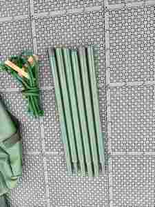 Carpa de Lona Resistente Color Verde Oliva para Dos Personas, Tipo Soldado, en Venta - Product Image 3