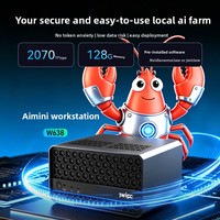 Estación de Trabajo Inteligente SmartMicro AIMini W638 Crayfish, Implementación en Nube Local, OpenClawAI, Potencia Informática Todo en Uno
