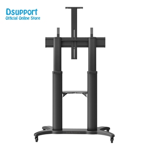 Sollevamento libero 55 '-80 "LED LCD TV al Plasma supporto Trolley in lega di alluminio <span class=keywords><strong>AVF</strong></span> 1800-70-1P carrello Mobile con scaffale e porta fotocamera AV - Product Image 3
