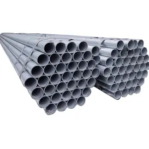 Gi steel pipe OD48.3mm galvanized iron steel round pipe made in China