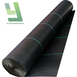 Géotextile industriel contemporain <span class=keywords><strong>en</strong></span> PP HDPE tissé de 200 cm de large, couleur noire, pour serre, paysage et <span class=keywords><strong>pente</strong></span> - Product Image 5