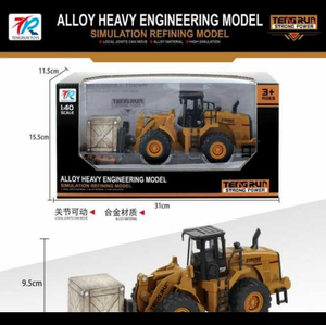 Modellino di Veicolo Ingegneristico in Lega Teinrun, Scala 1:40, Giocattolo in Metallo Pressofuso per Bambini dai 3 Anni in Su, Unisex - Product Image 3