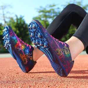 Chaussures d'<span class=keywords><strong>athlétisme</strong></span> compétitives pour hommes et femmes pour la saison de printemps Course longue distance <span class=keywords><strong>Sprint</strong></span> Middle Long Jump Sports - Product Image 2