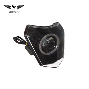 Faro RGB con Anello Luminoso e Luci Angel Eyes per Moto KTM EXC 125 250 300 350 TPI Six Days - Product Image 4