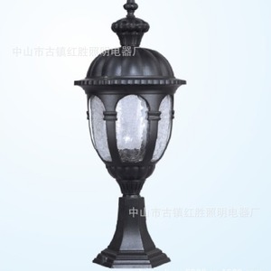 ไฟเสาอลูมิเนียมอัลลอยด์ LED E27 แบบกึ่งฝังสำหรับภายนอกอาคาร - Product Image 2