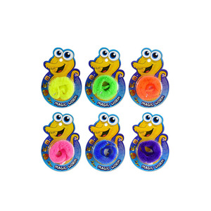 2024 Hot Thẻ bán đóng gói vui Worm Magic Trick mờ Worm wacky Worms đồ chơi cho trẻ em - Product Image 1