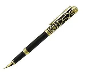 Duke safir Fude kalem, kaligrafi dolma kalem Bent Nib, ince için geniş boyutu için imza ve sanat çizim