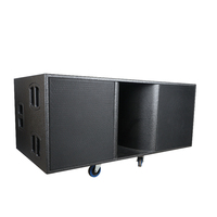 A28 double bobine de 18 pouces 100mm Caisson de basses professionnel Système audio de studio Performance de haute qualité Montre Bobine en néodyme