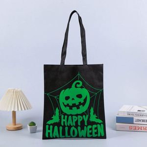Bolsas de Halloween que brillan en la oscuridad: Bolsas luminosas de calabaza, fantasma y bruja para dulces, ideales para el recuerdo de las calabazas o para suministros festivos. - Product Image 6