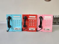 Téléphone mural rétro NINI en fer forgé, modèle créatif en métal pour la décoration murale dans les bars, les magasins de vêtements, les cafés