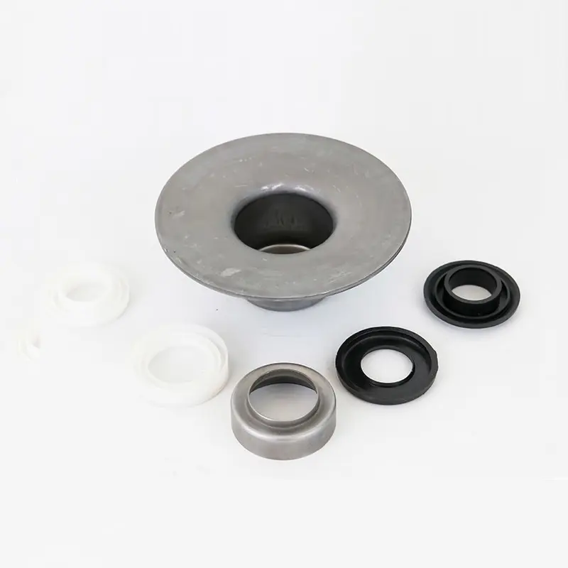 50000 Hours TK6205-133 Stamped Bearing Housing Metal End Cap With 5 Nylon Seal Kits In Heavy Duty Idler Conveyor Roller