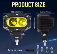 Nouvel arrivage de phares de travail Led Extra Light pour Atv voiture moto camion lampe de conduite auxiliaire Drl 12v 24v lampe antibrouillard