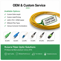 Câble de raccordement optique blindé SC/APC monomode, patch cord SIMPLEX 9/125µm compatible OS1/OS2 LSZH blanc 3m Modem RUIARA
