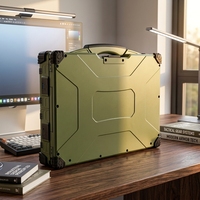 Portátil Empresarial Resistente Personalizable IP65 de 15.6 Pulgadas con Batería Dual y Pantalla Visible Bajo la Luz Solar para Control de Drones