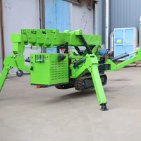 Mini grue de levage d'araignée de chenille grue spatiale étroite 360 degrés 1.2t prix de grue d'araignée électrique