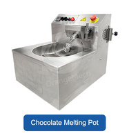 Équipement de fusion de chocolat de table compact de 30 kg, machine à tempérer le chocolat à table vibrante de 5 kg pour le recouvrement de chocolat