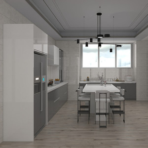 ตู้ครัวขนาดเล็กที่เรียบง่ายการออกแบบห้องครัวที่ทันสมัย - Product Image 6