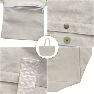 Best Selling <b>Extra</b> <b>Large</b> Cotton Canvas Shopping Tote <b>Bag</b> Reusable and Custom Printed Logo Oversize Grocery Tote <b>Bag</b> - Product Image 5