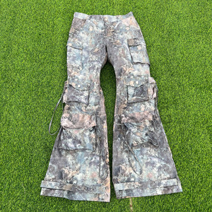 <b>Factory</b> Custom Full Digital Print Street Style Multiple Pockets Cargo Flared Sweatpants - Product Image 6