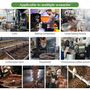 Industrial High Quality Large Commercial 1 10kg 20kg 25 60 Kg 100kg Manual Electric Air Coffee Roaster Machine - Product Image 6