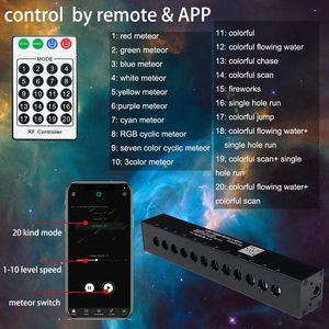 Motore per Illuminazione a Fibra Ottica Effetto Cielo Stellato RGB Bianco con Effetto Stella Cadente per Home Theater e Soffitti Auto - Product Image 4