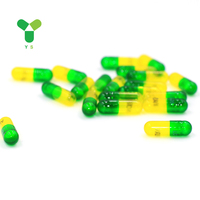 Capsules végétales vides de qualité pharmaceutique, taille 0 et 00, en amidon de pomme de terre, solubles dans l'estomac, fabriquées par YS