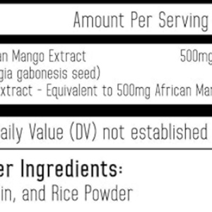 Extracto de Mango Africano Orgánico Seco OEM/ODM 500mg, Extracto de Mango Africano en Polvo, Cápsulas de Extracto de Mango Africano - Product Image 2